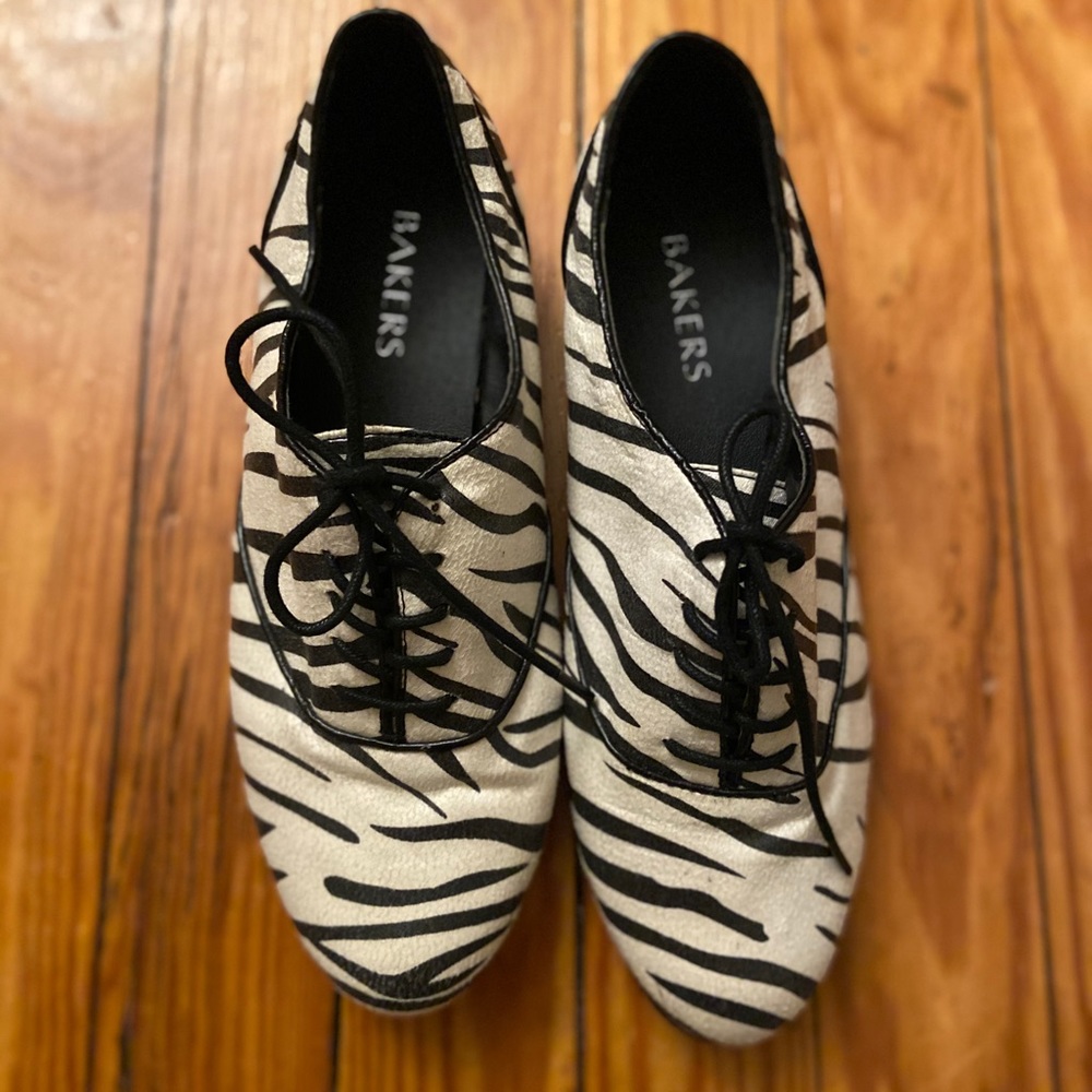 ✨5 for $20✨ NWOB Zebra Print Oxfords